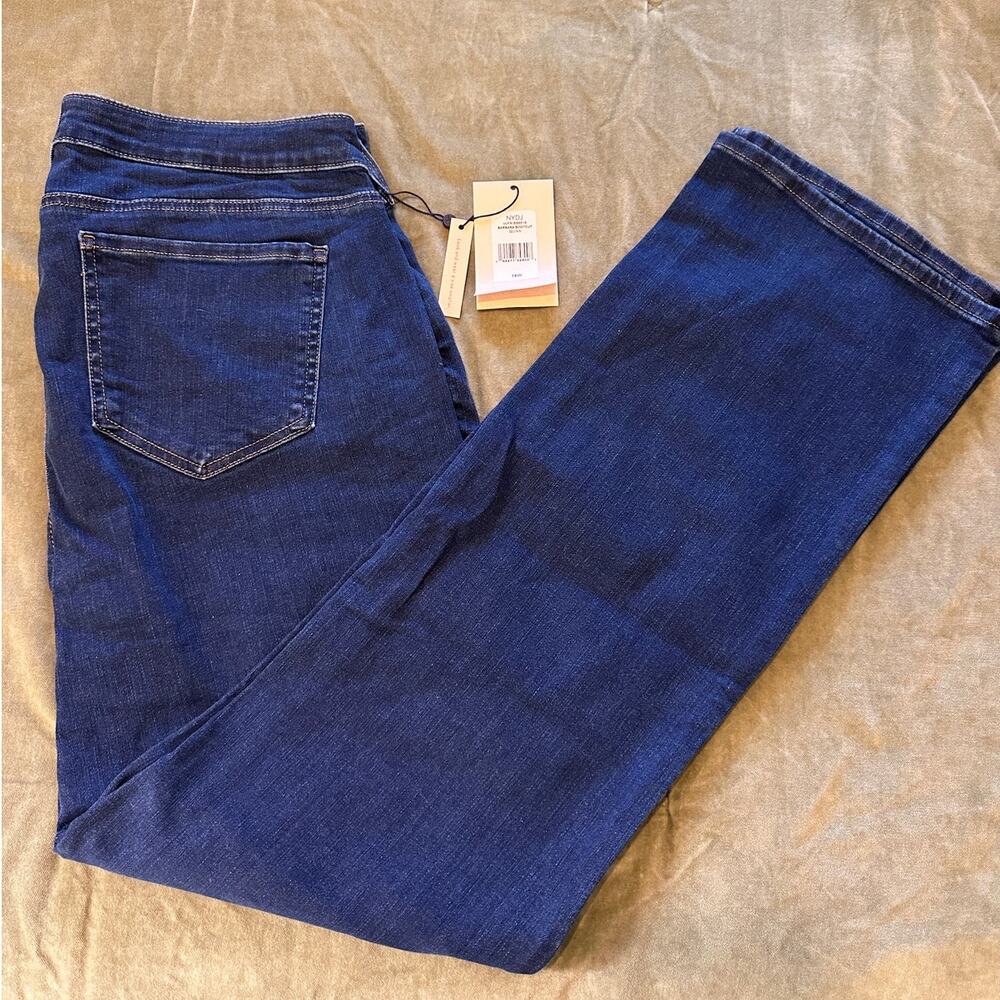 NWT NYDJ Barbara Bootcut Quinn Dark Blue Jeans 16W
